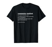 Diccionario Universidad Mayores Commuter Estudiante Definición Camiseta