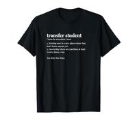 Diccionario Universidad Universidad de Estudiantes de Transferencia Divertida Camiseta