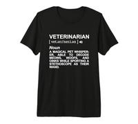 Diccionario Veterinario Médico Veterinario Camiseta Premium