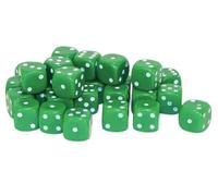 Dice - 30 Green D6 10mm by Warlord Games