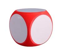 Dice de borrado seco de Espuma - Jumbo Dice Cube para Dibujo, Escritura y Juegos, Herramientas de Aula Reutilizables | Big Bloque de Espuma borrable para matemáticas, práctica de ortografía, activ