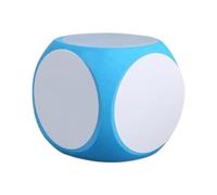 Dice de Espuma en seco Claro - Grandes de Aprendizaje de Pizarra para los Juegos de vacía | Bloques de Espuma Reutilizables para Cartas de enseñanza, números y el