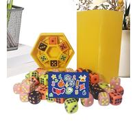 Dice Games Families, Fast Paced Gameplay, 2.99x2.99in Fun Board Challenge, Compact Travel Friendly Set, Colorful Easy Rules for Classroom, Travel, Entertainment, Party, Picnic, Kids, Camping, Teens