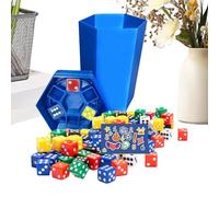 Dice Games Families, Fast Paced Gameplay, 2.99x2.99in Fun Board Challenge, Compact Travel Friendly Set, Colorful Easy Rules for Classroom, Travel, Entertainment, Party, Picnic, Kids, Camping, Teens