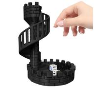 Dice Rolling Tower, Roman Castle Theme, Board Game Accessory, Ancient Desktop Decor, Heavy Duty Tabletop Structure, Ideal para RPG, Strategy Games, Party Play, Gift, Home Display Use