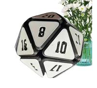 Dice Set - Polyhedral Game Accessory For, Fidget Toys Stress Relief, Weighted Resin Material, Unique 3D Printed Design Desk Artifact, Tabletop RPG Party Gathering Gear