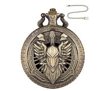 Dice Set With Pocket Watch, 7X Game Dice, Retro Pocket Watch Case, Travel Board Games, Role Playing Board Game Accessories, Vintage Dice Set For RPG, Dice Set For Tabletop Games, Dice Set With Watch C