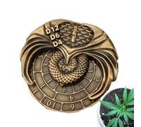 Dice Spinner Game Tool, Compact Turner Dice Alternative, Family Play Nights, Portable Board Match Accessory for Teens, Adults, Parties, Travel, and Club Use, Multicolor