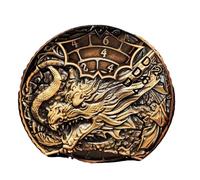 DICE Spinner Wheel - Aleación de zinc Metal Giratorio Mesa RPG - Cubo portátil | Rouleta creativa de alta calidad - Spinner para juegos de mesa de juegos de mesa fiesta Fun Gathering Competition Bar