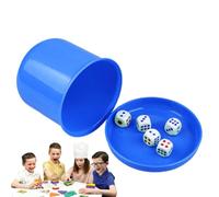 Dice Stacking Cup Set Comfort Grip - Stylish Funny Game Activity Dice And