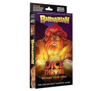 Dice Throne | Dice Throne Barbarian Hero Pack | Juego De Dados, Cinco Dados Personalizados Y 32 Cartas De Héroe | 2 A 4 Jugadores | 90 A 120 Minutos