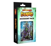 Dice Throne | Dice Throne Druid Accessory Pack | Kit Accesorio Premium, Miniatura Druid Pintada, Fichas Acrílicas, 50 Fundas Y Cartas Extra | 1+ Jugadores