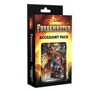 Dice Throne | Dice Throne Forgemaster Accessory Pack | Accesorio Premium para Juego De Mesa, Miniatura De Héroe Pintada, Fichas Acrílicas, 50 Fundas, 3 Cartas Extra | 1+ Jugadores | Duración Variable