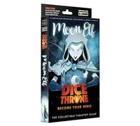 Dice Throne | Dice Throne Moon Elf Hero Pack | Juego De Dados, Cinco Dados Personalizados Y 32 Cartas De Héroe | 2 A 4 Jugadores | 90 A 120 Minutos