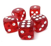 Dice4friends-Dados, Color Rojo (DIC70772)