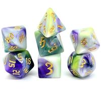 Dice4friends DIC17595 - Juego de Dados (7 Dados), diseño de Iris Siberiano