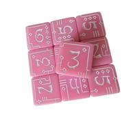 Dices acrílicos industriales mecánicos cuadrados con esquinas cuadradas, 6 lados, para juegos de mesa y educación matemática, herramienta de juego