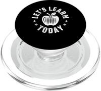 Dicho Divertido Aprendamos Hoy Apple School Round Mujeres Hombres PopSockets PopGrip para MagSafe
