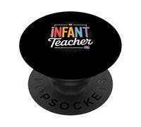 Dicho Divertido bebé Maestro corazón Amor Mujeres Hombres Escuela Amor PopSockets PopGrip Adhesivo