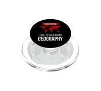 Dicho Divertido como Hablar sobre geografía sarcástico PopSockets PopGrip para MagSafe