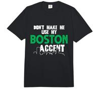 Dicho Divertido con Texto Don't Make Me Use My Boston Accent Comfort Colors Adult Heavyweight T-Shirt