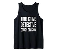 Dicho Divertido de la división del sofá del Detective del Crimen Verdadero Camiseta sin Mangas