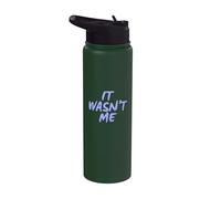Dicho divertido de que no era yo Citas de texto divertidas Stainless Steel Insulated Water Bottle