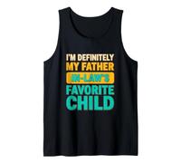 Dicho Divertido Definitivamente Mi Padre Ley Hijo Favorito Camiseta sin Mangas