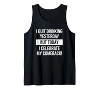 Dicho Divertido Dejar de Beber Ayer Pero Hoy celebra mi Camiseta sin Mangas