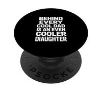 Dicho Divertido detrás de Cada papá Genial es aún más Genial PopSockets PopGrip Adhesivo