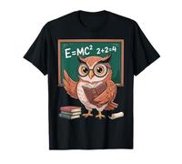 Dicho Divertido E es Igual a MC Squared Owl Genius Joke Mujeres Hombres Camiseta