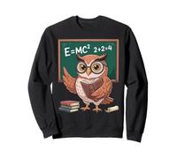 Dicho Divertido E es Igual a MC Squared Owl Genius Joke Mujeres Hombres Sudadera