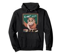 Dicho Divertido E es Igual a MC Squared Owl Genius Joke Mujeres Hombres Sudadera con Capucha