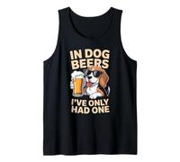 Dicho Divertido en Cervezas de Perro Solo tenía uno Bebiendo Mujeres Hombres Camiseta sin Mangas