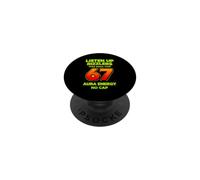 Dicho Divertido Escucha Rizzlers Esta Alma Tiene 67 Aura Energía PopSockets PopGrip Adhesivo