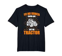 Dicho Divertido Granjero Yo No Ronco Sueño Que Soy Tractor Camiseta, Hombre Tallas Grandes, Negro, 3X Alto