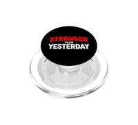 Dicho Divertido más Fuerte Que Ayer sarcástico PopSockets PopGrip para MagSafe