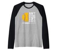 Dicho Divertido no Hay Nada Suave sobre sarcástico Camiseta Manga Raglan