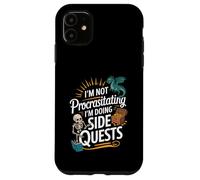 Dicho Divertido No posponer Las Cosas Haciendo misiones secundarias Gamer Carcasa para iPhone 11