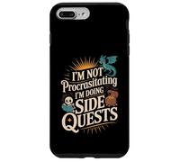 Dicho Divertido No posponer Las Cosas Haciendo misiones secundarias Gamer Carcasa para iPhone 7 Plus/8 Plus