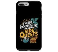 Dicho Divertido No posponer Las Cosas Haciendo misiones secundarias Gamer Carcasa para iPhone 7 Plus/8 Plus