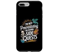 Dicho Divertido No posponer Las Cosas Haciendo misiones secundarias Gamer Carcasa para iPhone 7 Plus/8 Plus
