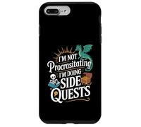 Dicho Divertido No posponer Las Cosas Haciendo misiones secundarias Gamer Carcasa para iPhone 7 Plus/8 Plus