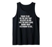 Dicho Divertido Orgulloso El Que cree Que Dios Tiene más Armas Camiseta sin Mangas