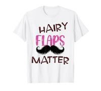 Dicho Divertido Que Las Aletas peludas importan Celebrar la positividad Corporal Camiseta