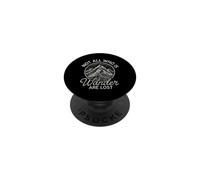 Dicho Divertido Que no Todos los Vagabundos se Pierden sarcásticos PopSockets PopGrip Adhesivo
