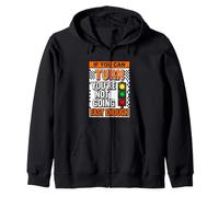 Dicho Divertido si te vuelves no va lo Suficiente Sudadera con Capucha
