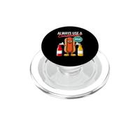 Dicho Divertido Siempre Use condimentos para Cubrir su Salchicha PopSockets PopGrip para MagSafe