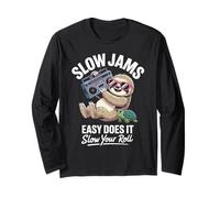 Dicho Divertido Slow Jams Fácil ¿Lo Hace frío Humor Mujeres Hombres Manga Larga