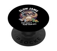 Dicho Divertido Slow Jams Fácil ¿Lo Hace frío Humor Mujeres Hombres PopSockets PopGrip Adhesivo